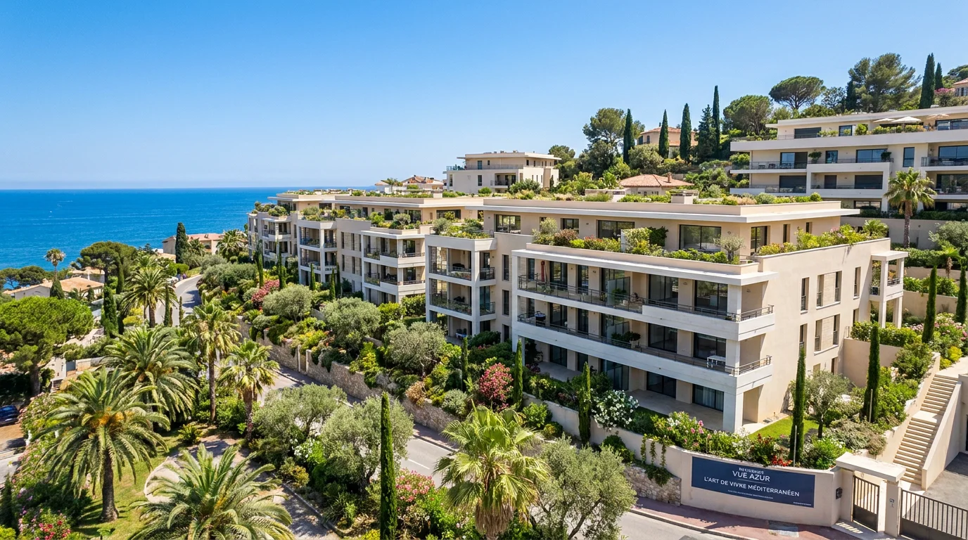 Programme immobilier neuf contemporain sur la Côte d'Azur
