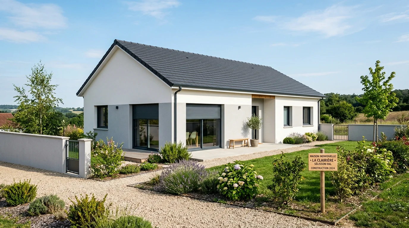 Maison neuve compacte et abordable de plain-pied en 2026